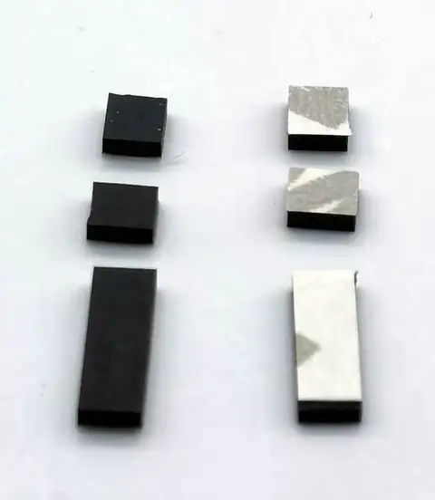 Rubber Pressure Pads For Optical Fiber Fusion Splicer  T81C T82C T-600C T601C T400S T401C Fiber Holder Parts 2 Sets