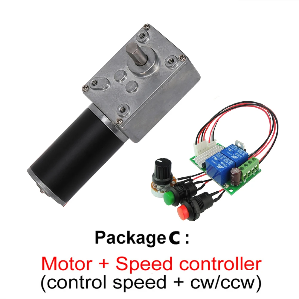 Редукционный двигатель постоянного тока 12 В/24 В 70 кг см большой крутящий момент