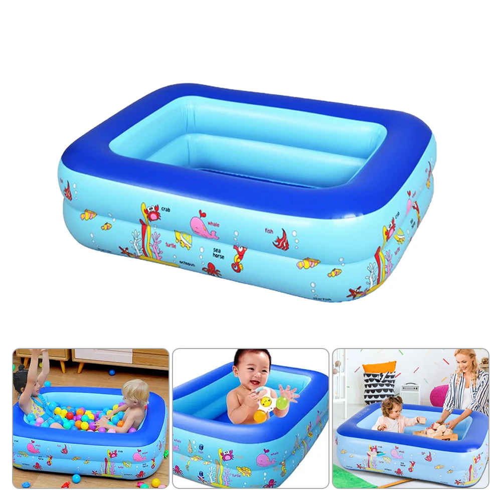 

New High-density Inflatable Pool Kiddie Pool Swimming Pool for Kids Large Inflatable Kiddie Pool for Toddlers Indoor Outdoor Use