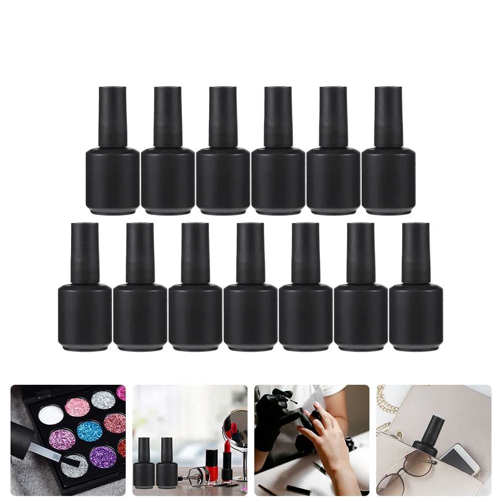 

13 Pcs Empty Nail Polish Bottle Reusable Sub-packed Nails Gel Glass Manicure Tools Professional Storage