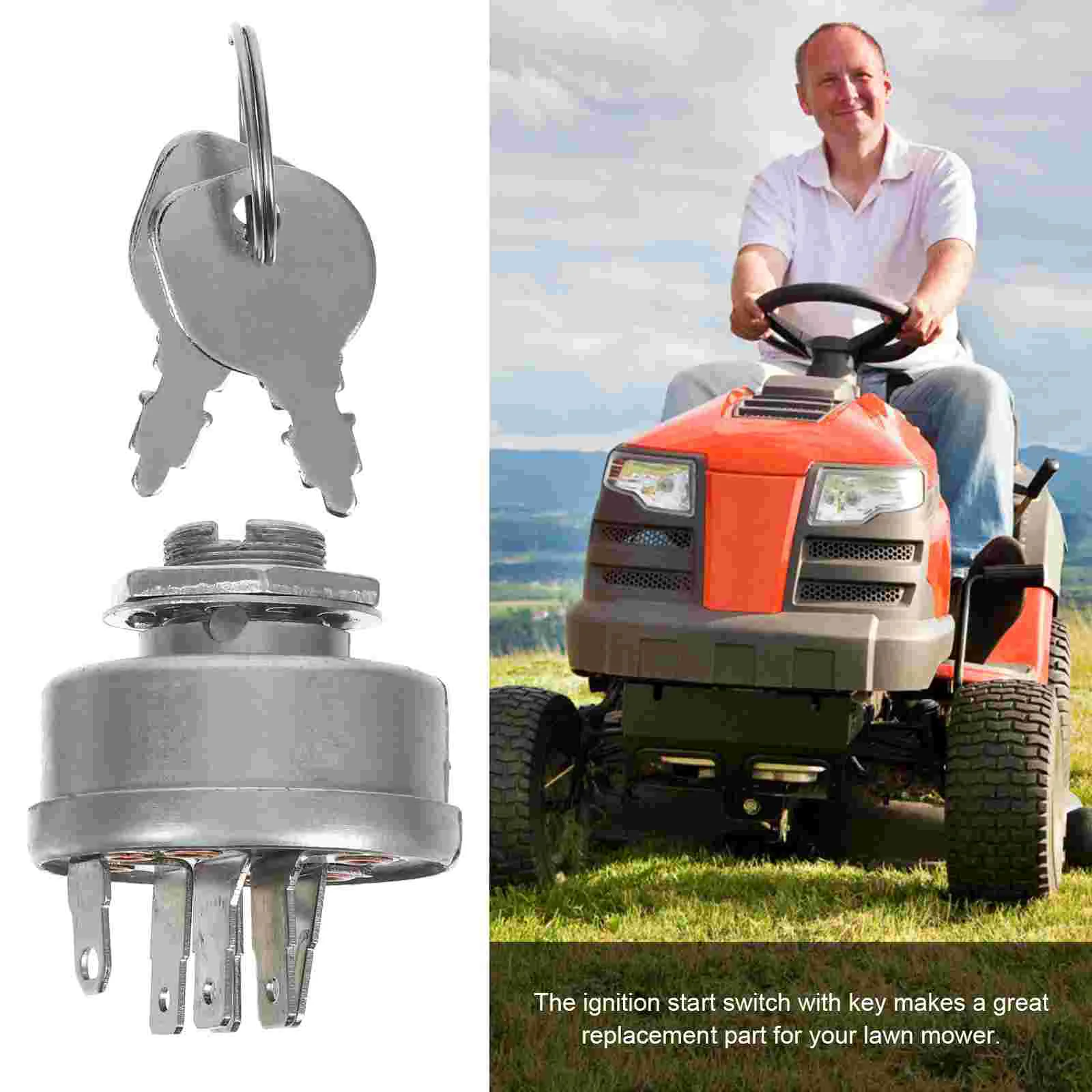 Замена переключателя зажигания газонокосилки Стартер для автомобиля на панели