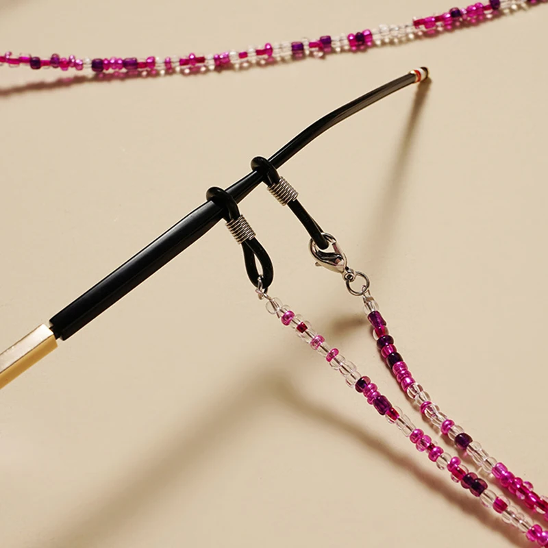 Модная цепочка для очков чтения в стиле ретро очки с бусинами солнцезащитные