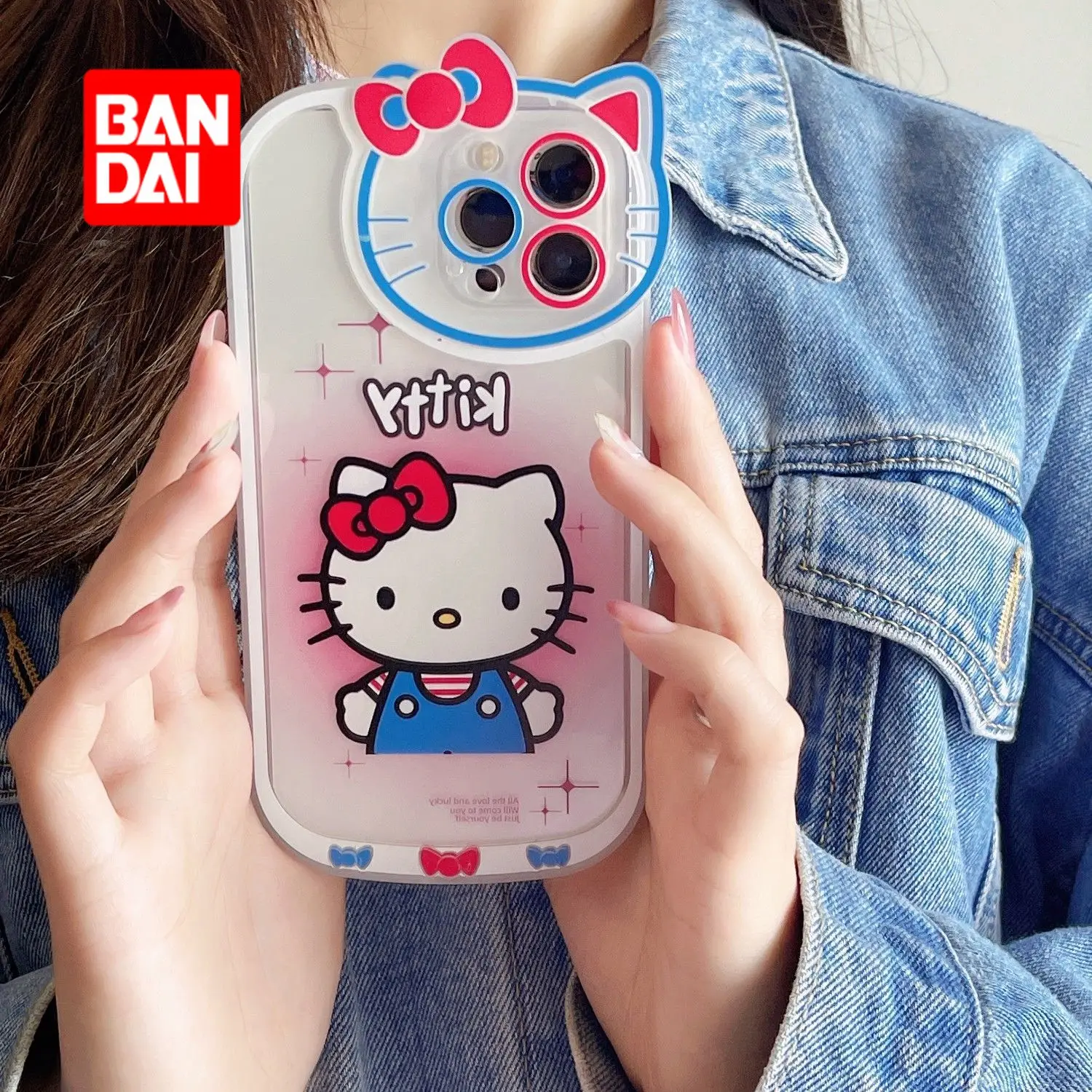 

Bandai Kawaii Phone Case for iPhone 13 13Pro 12 12Pro 11 Pro X XS Max XR 7 8 Plus Camera protective Cover Cartoon Clear Fundas