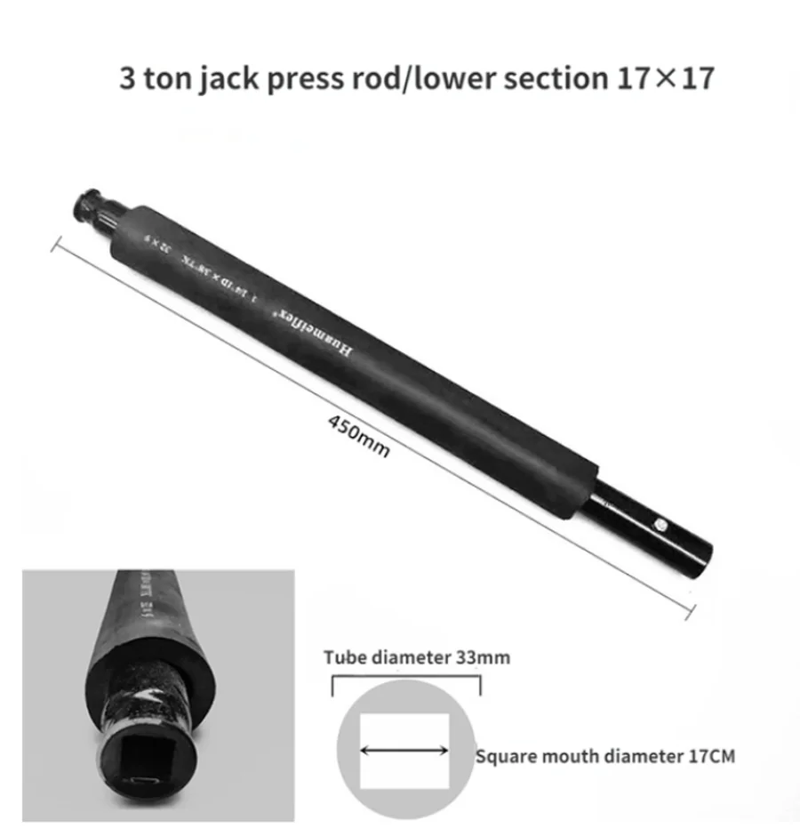 

3 Ton Hydraulic Floor Jack Handle 3 T Long Pressure Rod Double Pump Jack Handle Hand Jack Accessories NEW