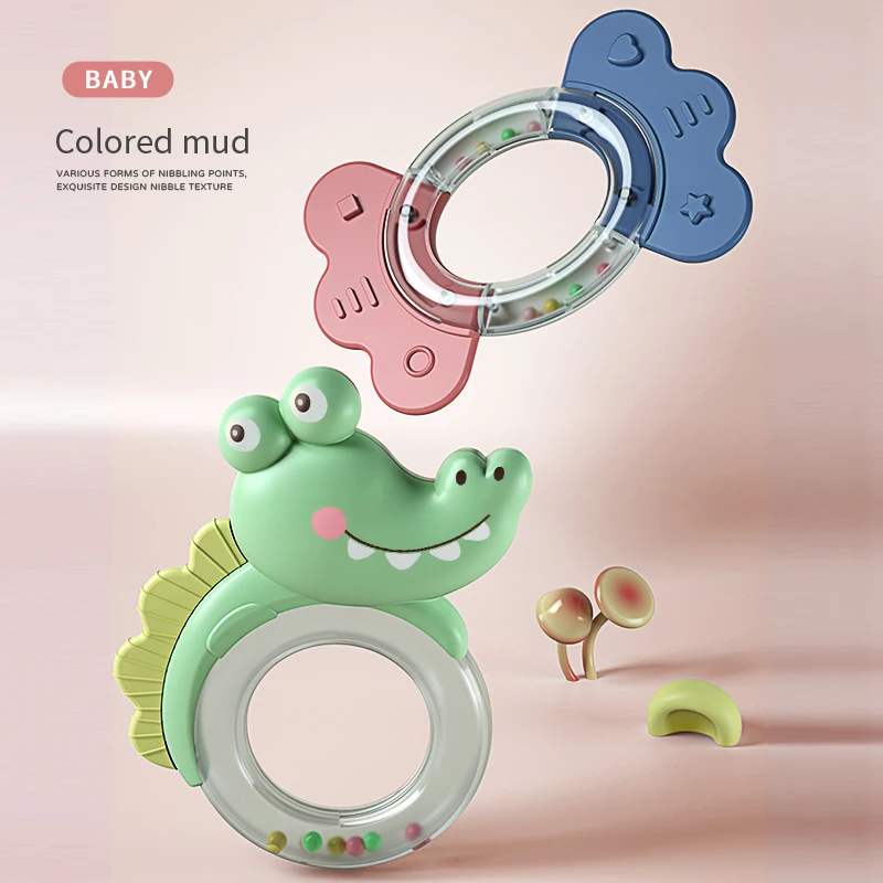 Мягкие детские погремушки силиконовый семейный набор игрушка для новорожденных