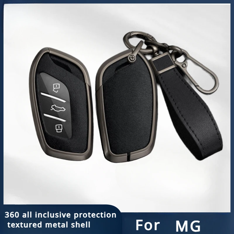 Подходит для автомобильных ключей MG 4 2023 mg4 ev из цинкового сплава HS GT ZS ZX MG5 MG6 Roewe RX3
