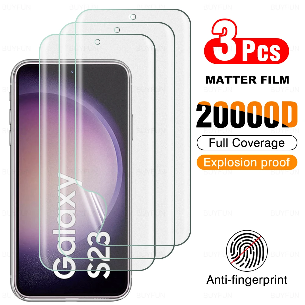 

Гидрогелевая пленка с полным покрытием для Samsung Galaxy S23 S23 Plus, Защита экрана для Samsun Galaxy S23, ультразащитная пленка