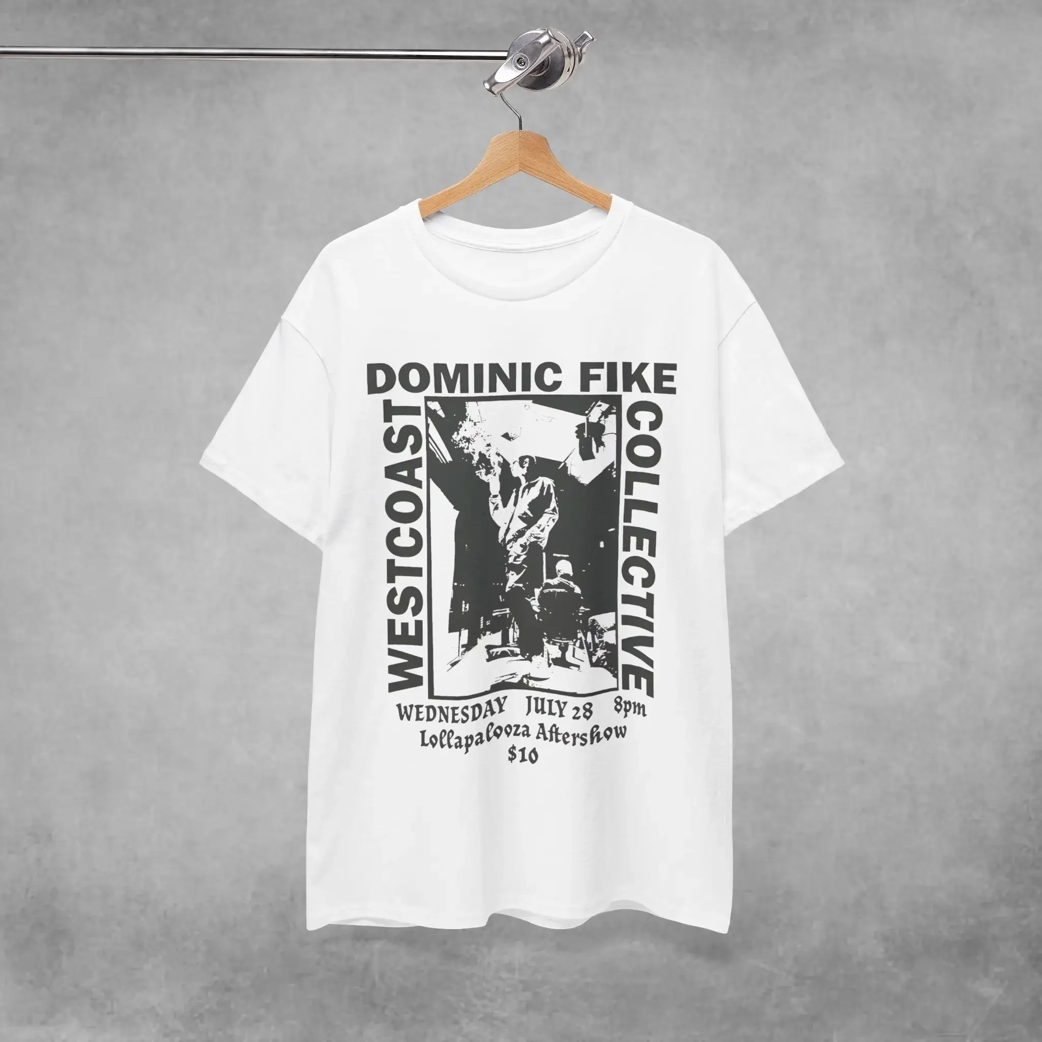 Футболка для концерта Dominic Fike Lollapalooza Indie Band Merch Постер альтернативных рок
