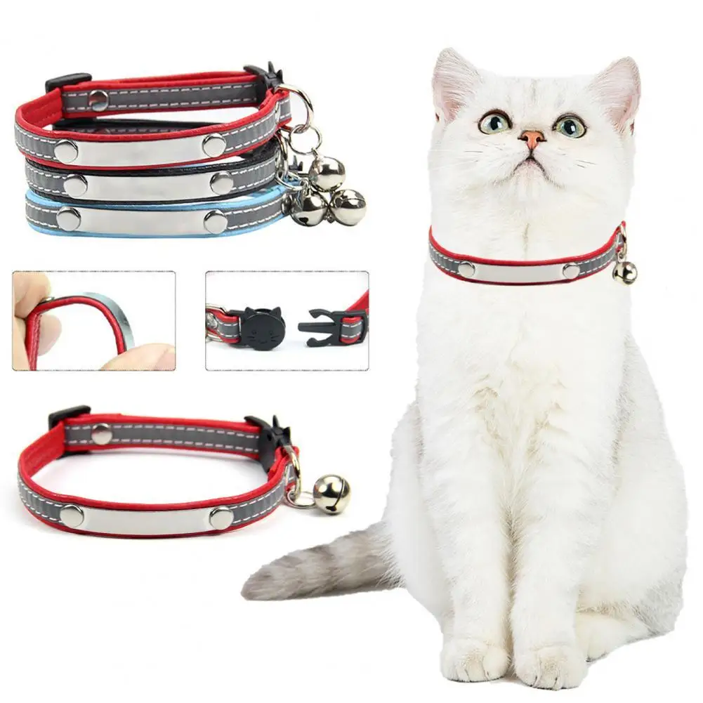 

Kitty Collars Reflective Cat Collar Bell Long-lasting Kitty Collars