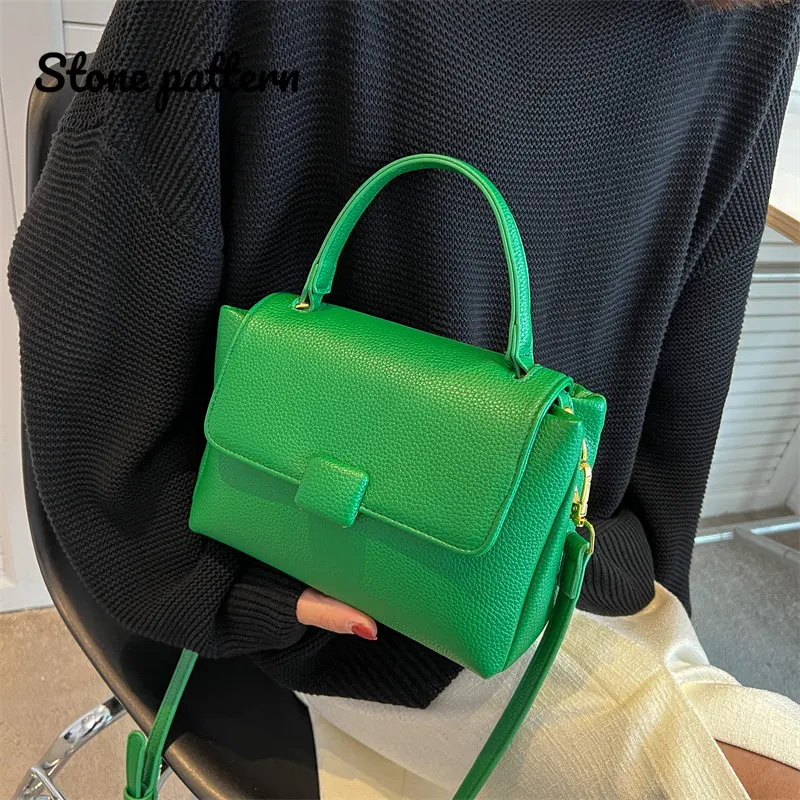 

Trendy Design Solid PU Leather Handbags and Purses Women Shoulder Crossbody Bags 2022 High Quality Totes Ladies Messenger Bag