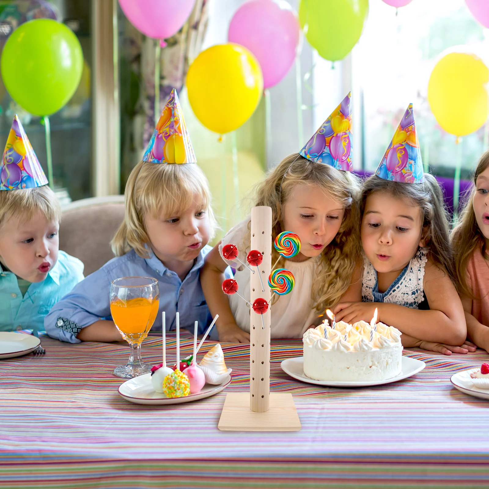 Подставка для торта детская присоска держатель леденцов простой десерт леденец