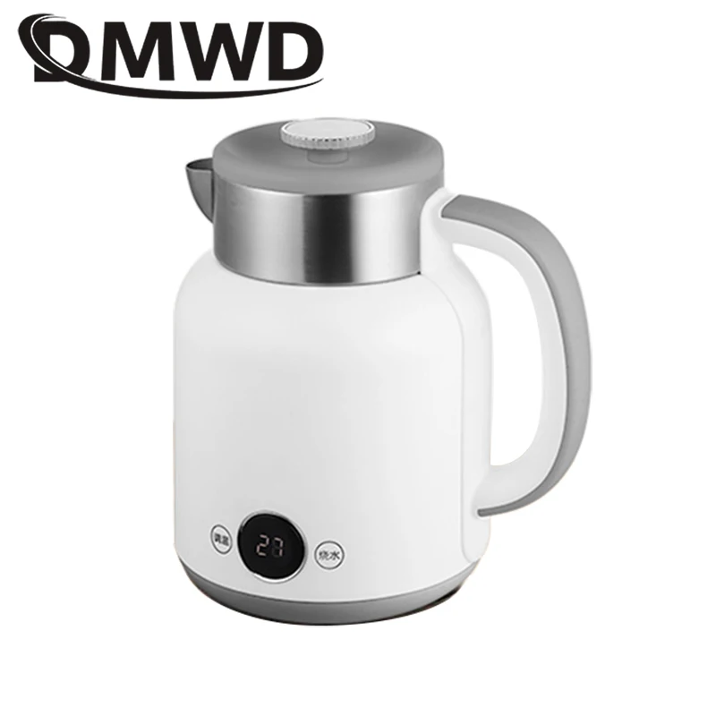 Temperature Control Keep-Warm Electric Kettle Stainless Steel Thermostat Hot Water Heating Boiler Thermos Bottle Tea Pot Heater