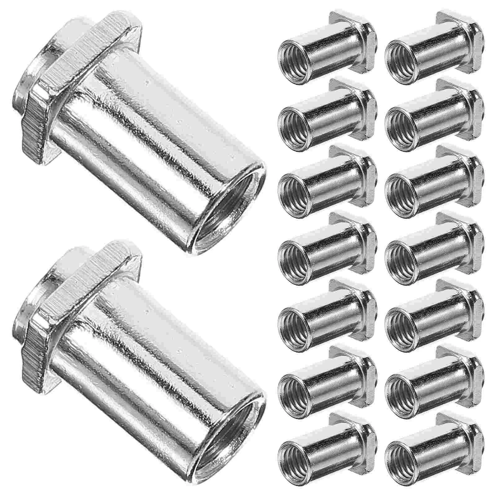 

20 Pcs Floor Drum Supply Electric Guitar Accessories Nut Part Swivel Nuts Tom Lug Accessory Iron Tuner