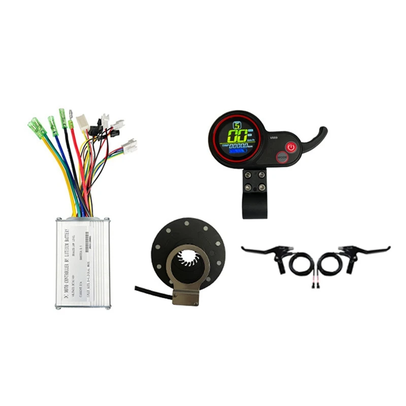 

36V/48V 15A Ebike Controller Kit With V889 LCD Display For 250/350W JN Electric Bike Motor Conversion Parts