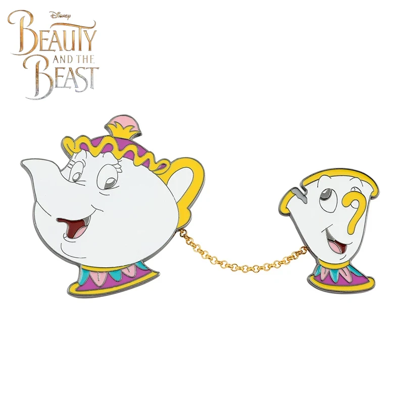 

Beauty and the Beast Disney Pins Enamel Badge Jewelry Metal Pin Brooch Jewelry Accessories Cute Cartoon Badges for Backpack