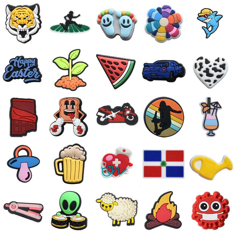 

Shoe Charms Women Charm Wholesale Bulk Kids Decorations for Crocs Para Pins Gifts Men Set Jeans Girl Boy Packs Shoes Accessories