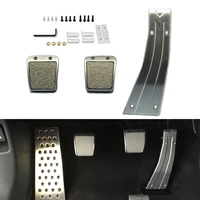 racing pedals manual car foot rest accelerator footboard throttle brake clutch treadle for 2006 2011 honda civic type r