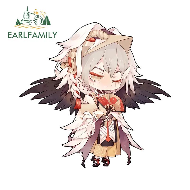 EARLFAMILY 13 см × 12 5 Onmyoji Ootengu милые мультяшные наклейки для автомобиля в стиле каваи
