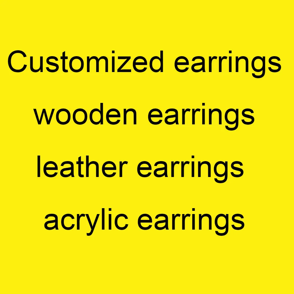 Индивидуальные серьги деревянные кожаные акриловые Рождество Хэллоуин День