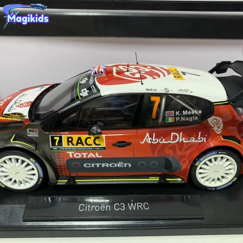 

1:18 Citroen C3 WRC racing car High Simulation Diecast Car Metal Alloy Model Car Toys for Children Gift Collection
