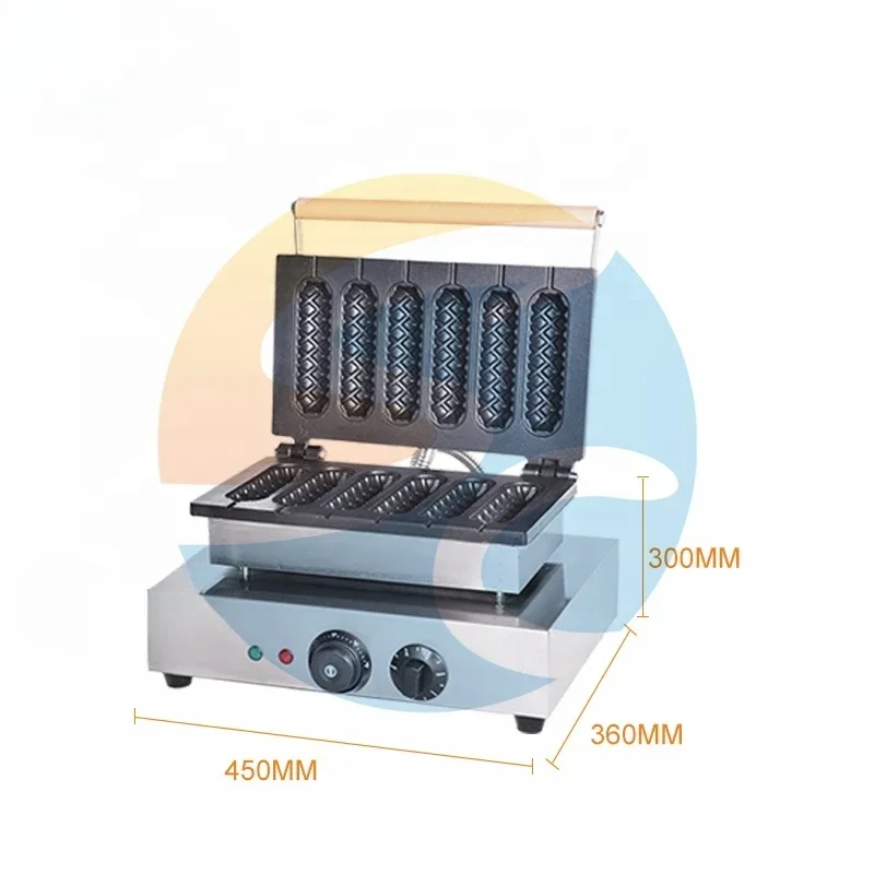 Вафельница из нержавеющей стали электрическая хрустящая машина промышленная