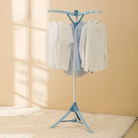 Floor-to-ceiling folding indoor household drying rack balcony clothes drying rod simple clothes drying rack