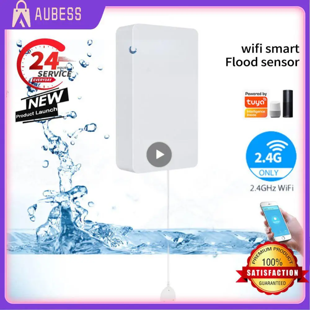 

1~5PCS Tuya ZigBee 3.0 Smart Home Water Sensor Leak Detector Flood Water leakage Alarm Works With Tuya Zigbee Hub