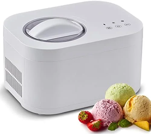 

Аппарат для приготовления мороженого, автоматический аппарат для приготовления мороженого с компрессором, без предварительного замораживания, 1,1 кварт, 3 режима, легкое приготовление домашнего мороженого