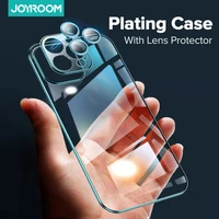 plating case for iphone 12 pro case full lens cover shockproof soft tpu back cover for iphone 12 pro max mini phone case joyroom