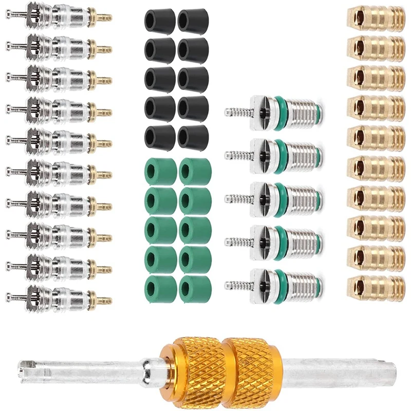 

Инструменты для ремонта кондиционера A/C инструмент для снятия сердечника клапана и установки гаечный ключ наперсток Прокладка подходит дл...