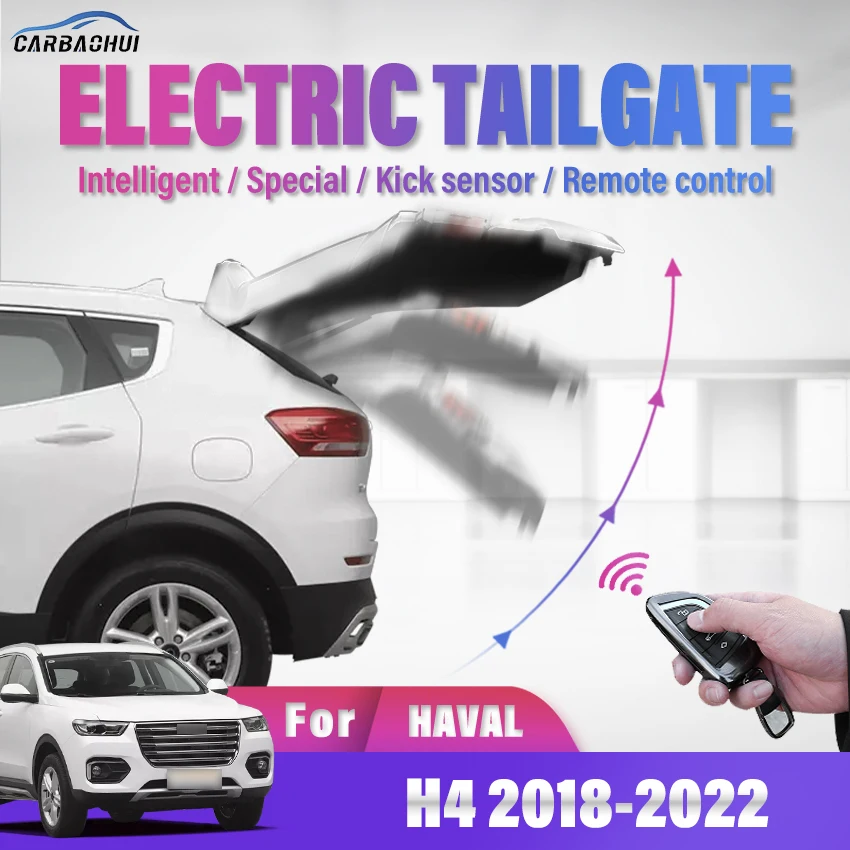 

Car Electric Tailgate Modified Auto Tailgate Intelligent Power Operated Trunk Automatic Lifting Door For HAVAL H4 2018-2022