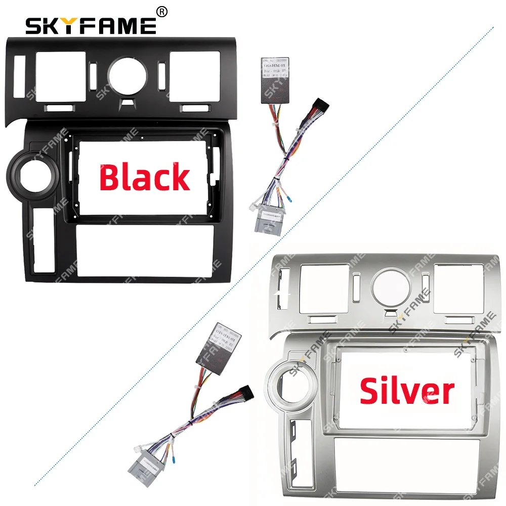 

SKYFAME Car Frame Fascia Adapter Canbus Box Decoder For Hummer H2 2005-2012 Android Radio Dash Fitting Panel Kit