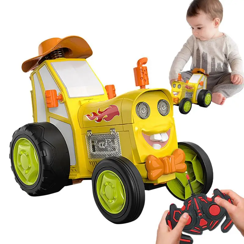

Remote Control Car For Boys Direct Charge RC Stunt Car Lights Dancing RC Car Automatic Car Toy Rechargeable RC Stunt Car Toys