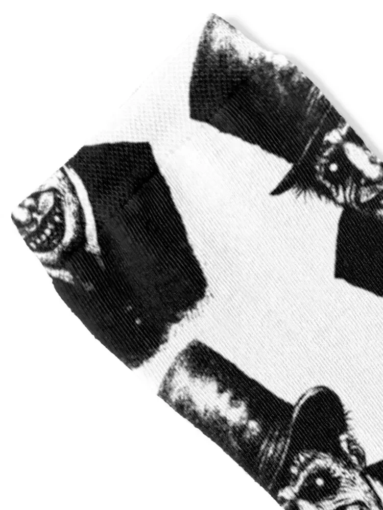 Носки Dr Jekyll роскошные новогодние носки для регби с героями мультфильмов мужские