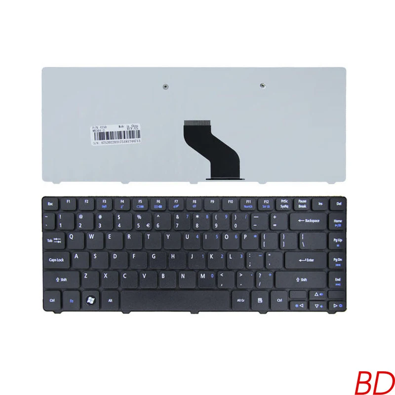 Клавиатура для ноутбуков Acer 3750G, 3820G, 4352G, 4560G, 4733Z, 4741G (art.: 3920dbe06ef3e) - 3920dbe06ef3e