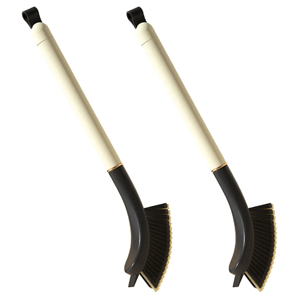 

2 Pcs Cleaning Brush Home Tools for Multifunction Sink Household Groove Tpr Long Handle Brushes Floor Scrubber