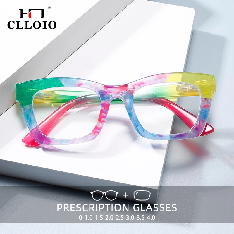 CLLOIO Новые красочные очки для чтения с защитой от синего света Модные женские