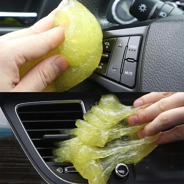 Multifunction Car Cleaning Gel Air Vent Outlet Cleaning Dashboard Laptop Magic Cleaning Tool Mud Remover Car Gap Dust Dirt Clean 5