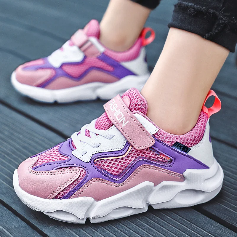 

Children Sneakers 2022 Kids Shoes Girls Sport Leisure Breathable Tenis Casual Mesh Fashion Outdoor Running Shoe Boy Size 28-40