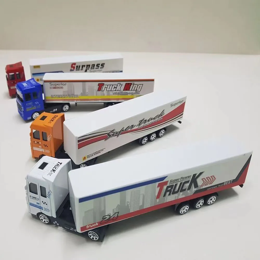 

Масштаб 1:87, раздвижной транспортный автомобиль, контейнер, автомобиль для мальчиков и девочек, детская Игрушечная машина, подарок, модель автомобиля из сплава