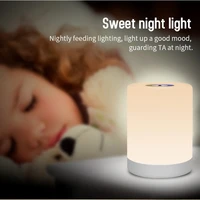 led colorful atmosphere charging night light bedroom night touch color changing students learn to read and shoot lights