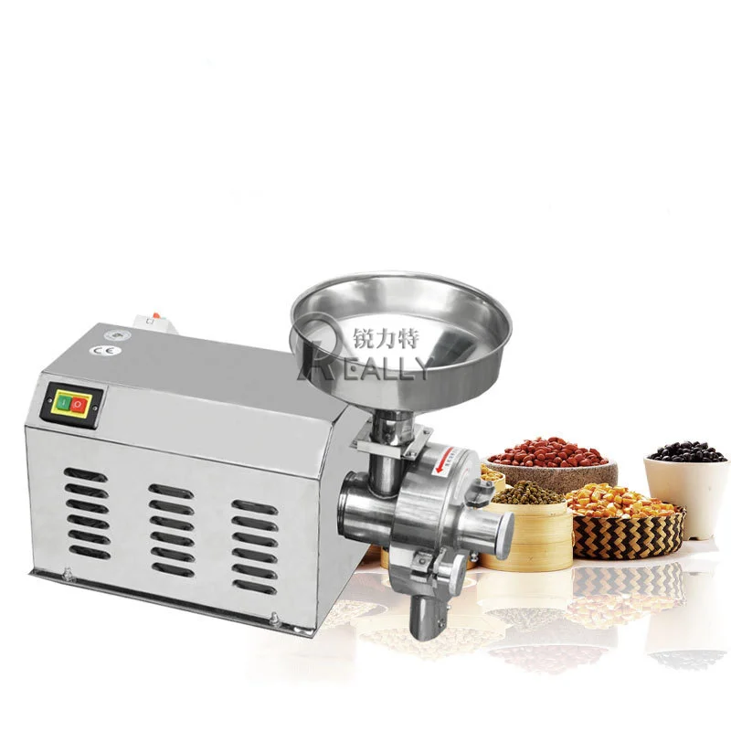 

DX 55Small Electric Wet Corn Cassava Cocoa Turmeric Peanut Wheat Grinding Henna Powder Grind Machine Pulverizer Grinder Mill