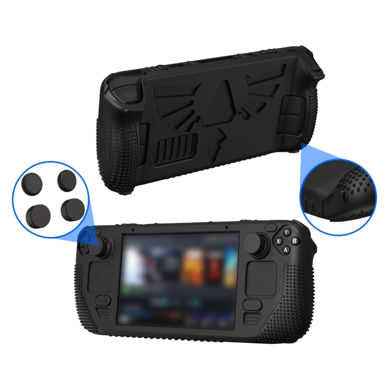 

Ударопрочный силиконовый защитный чехол, защитный чехол для палубы, игровой консоли, чехол с 4 джойстиками