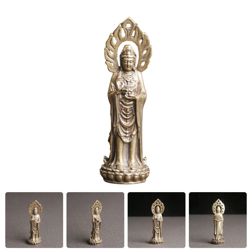 

Statue Figurine Sculpture Goddess Quan Kwan Brass Shui Feng Guanyin Statues Mercy Garden Maitreya Chinese Figurines Guan