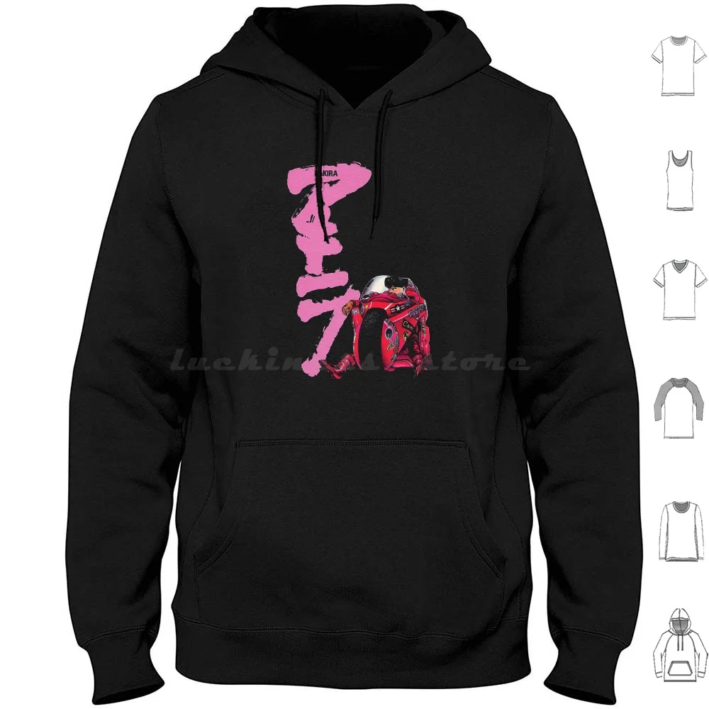 

Akira Motorcycle Hoodies Long Sleeve Akira Manga Vintage Anime Anime Akira Movie Japan Tokyo
