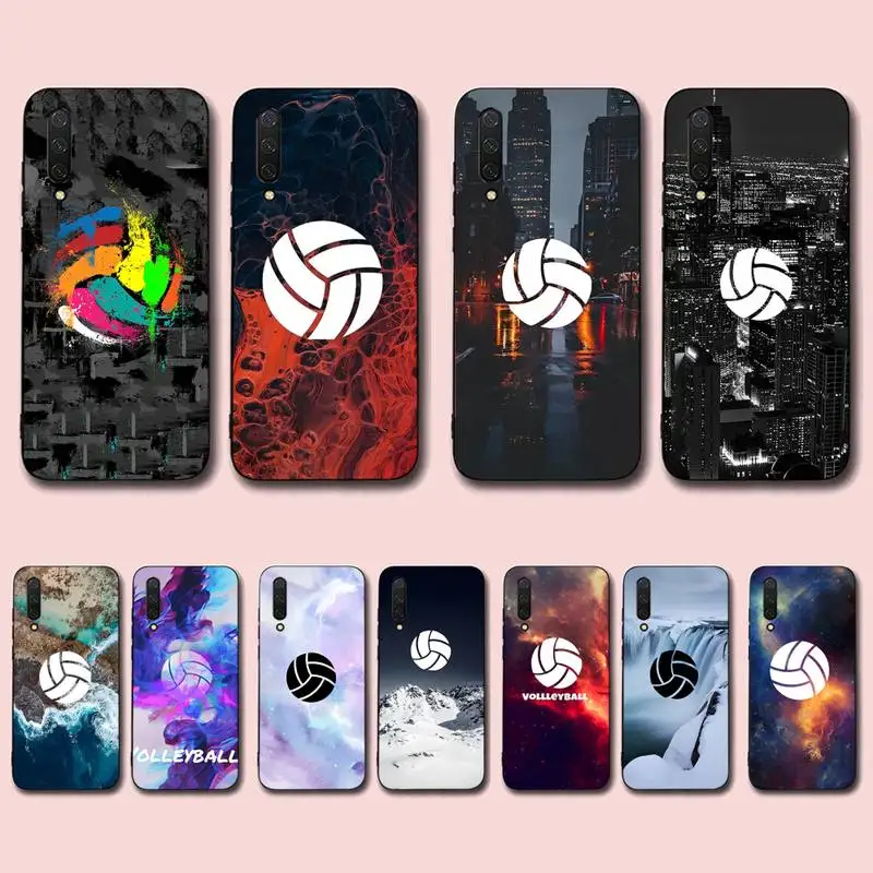 

Volleyball Painted Phone Case for Xiaomi mi 5 6 8 9 10 lite pro SE Mix 2s 3 F1 Max2 3