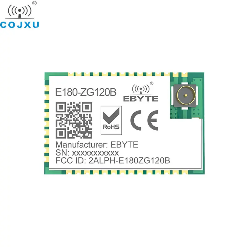Беспроводной модуль приемопередатчика ZigBee 3,0 EFR32 SMD IoT, отверстие для печати IPEX E180-ZG120B, сетевой передатчик для умного дома с низким энергопотреблением