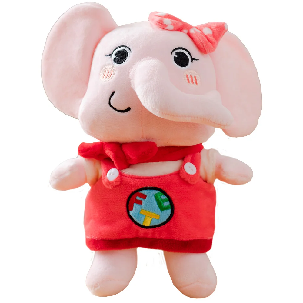 

1pc 25cm Lovely Baby Elephant Plush Toy Cute Stuffed Cartoon Animal Doll Kids Sleep Pillow Toy Boys Girls Gifts