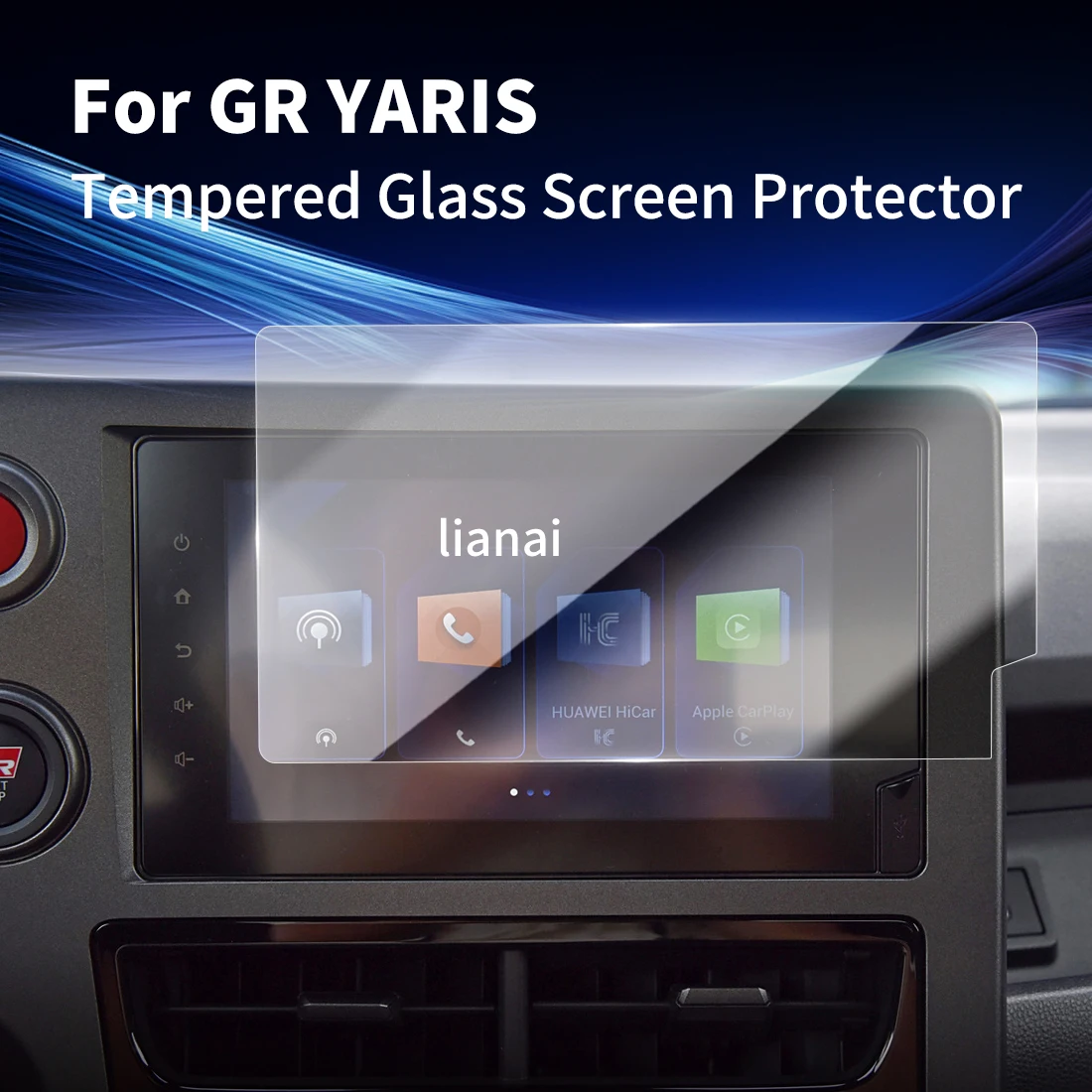 Защитная пленка для экрана Carplay защитная из закаленного стекла навигатор