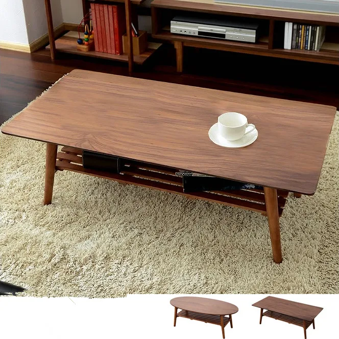 Современная Центральная ножка стола складной орех/натуральный